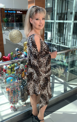 Туника-платье с "вынутыми" плечиками