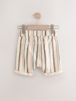 Шорты для мальчика Next E60-822, 3 шт., Коричневый, Голубой, Кремовый