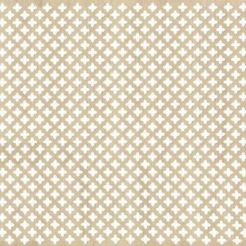 Панель перфорированная ХДФ Presko Лотос для радиатора 600х1200х3 мм Клен