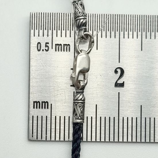 Гайтан текстильный черный 1,8 мм