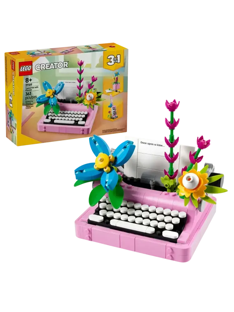 Конструктор Creator 31169 Печатная машинка с цветами
