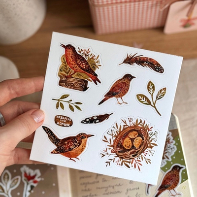 стикерпак «весенняя трель»