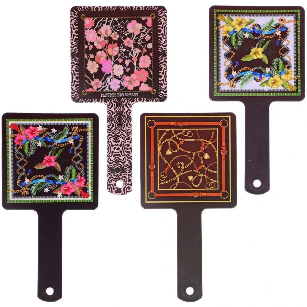 Зеркало косметическое «ИМАНИ - ТАНГОРИЯ», микс 4 дизайна, 23,4*12см (PVC подвес)