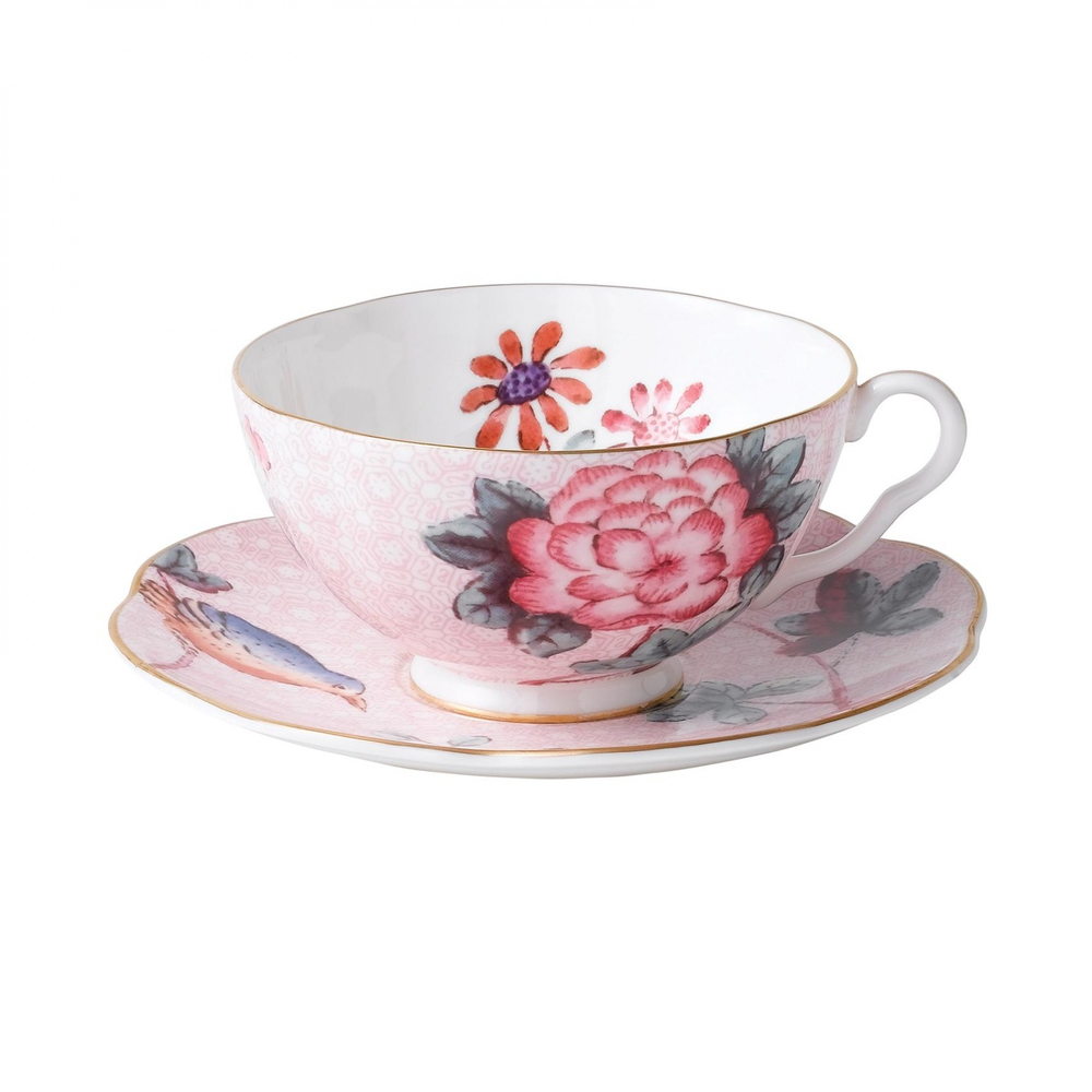 Wedgwood - Чашка и блюдце Cuckoo Pink 180мл / артикул   5C106805127  / GTIN 091574165554