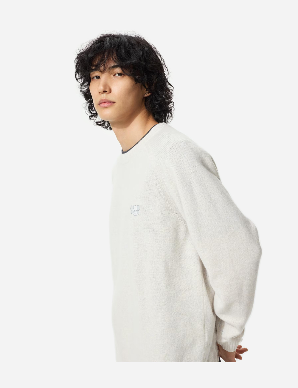 UNIQLO x KAWS Lambswool Sweater "Off-White"