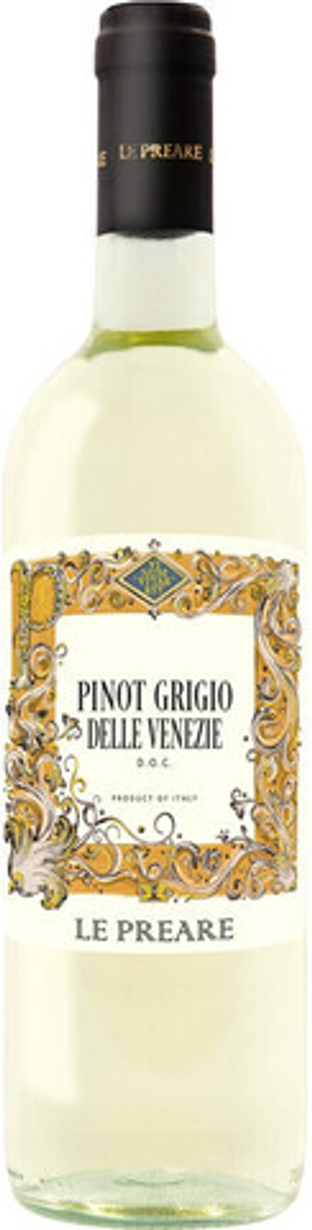 Вино Cantina di Negrar Le Preare Pinot Grigio delle Venezie DOC, 0,75 л.