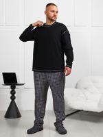 Джемпер мужской Генри-3 Виотекс ЧЁРНЫЙ