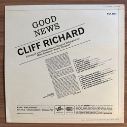 Виниловая пластинка Cliff Richard - Good News LP