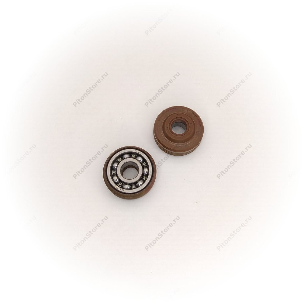 Сальник + подшипник к/в б/п Partner 350, Husqvarna 137/142 (фаска, комплект: 2-шт) [Winzor]