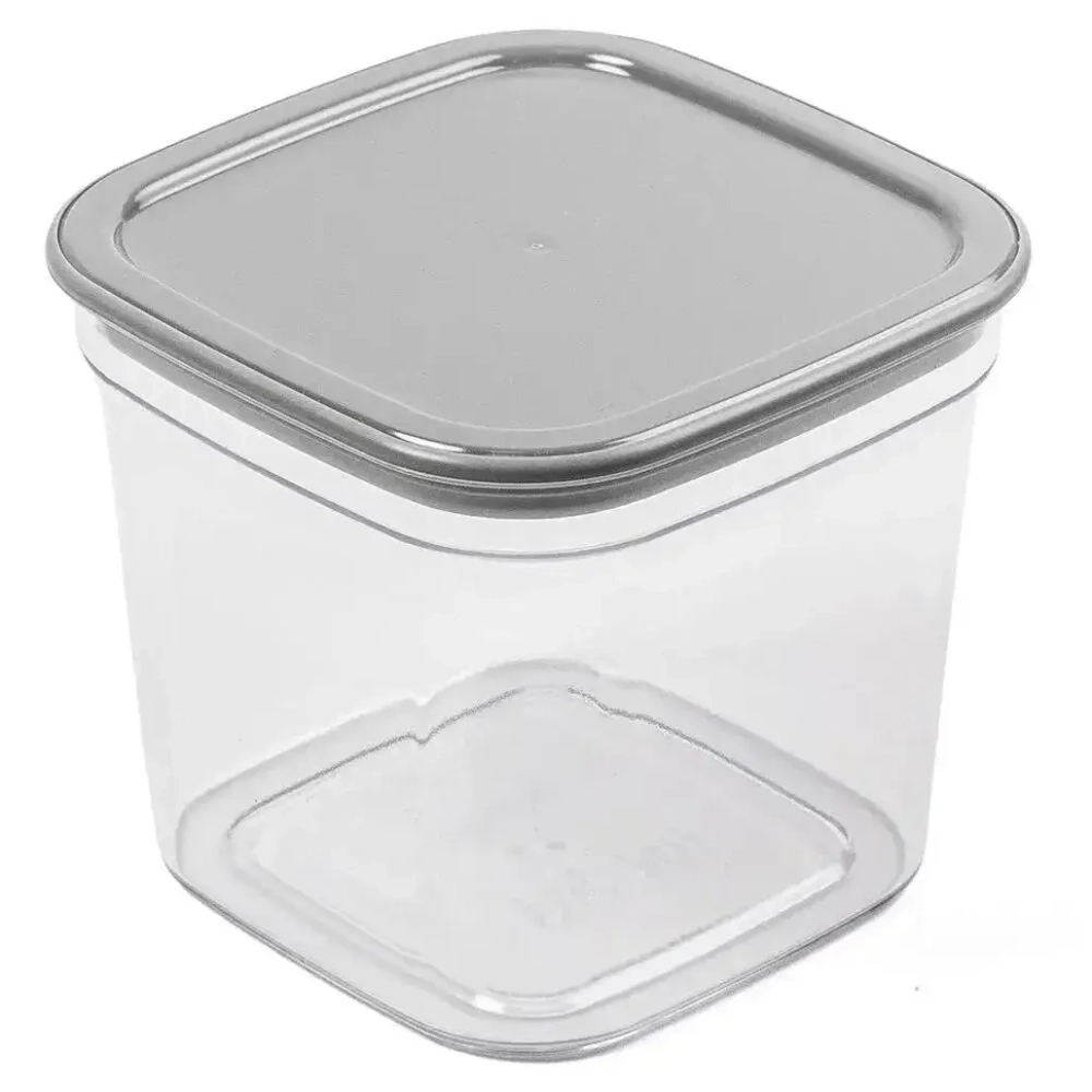 Контейнер для сыпучих продуктов Смарт 0,6л пыльно-серый С413ПСЕР