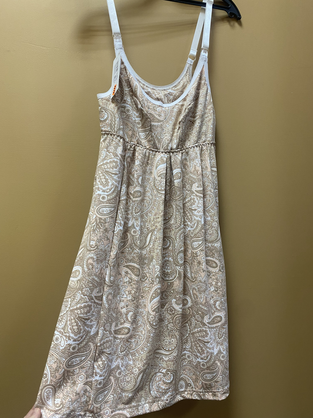 Сорочка для беременных и кормящих розовые узоры, размеры 48,50,52