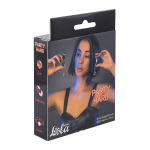 Серебристые зажимы для сосков со стеклянными шарикоми на цепочке Lola Games Clamps Party Hard Good Vibes 1129-01lola