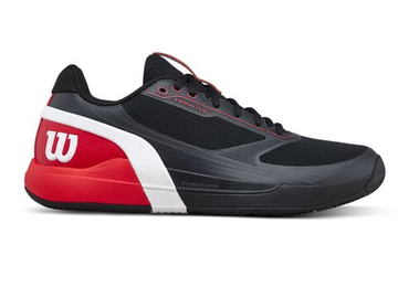 Мужские теннисные кроссовки Wilson Rush Pro 5 - black/infrared/white