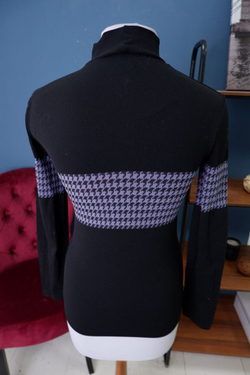 Джемпер комбинированный 42 размер