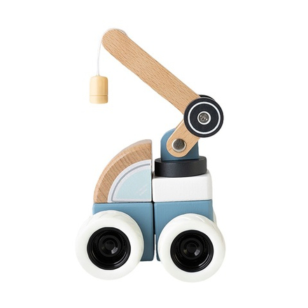 Машинка-конструктор edda, Автокран с магнитом