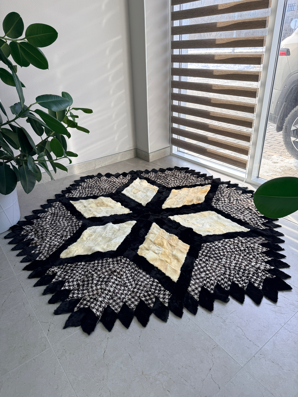 Меховой Ковер из овчины