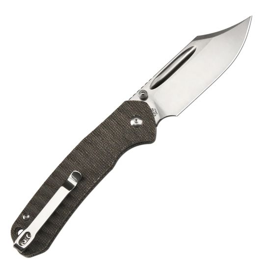 Нож CJRB J1942-ODG Pyrite Bowie клинок из стали AR-SFII, рукоять Микарта