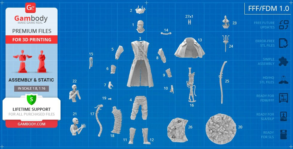 Охотник Фигурка The Hunter - Bloodborne