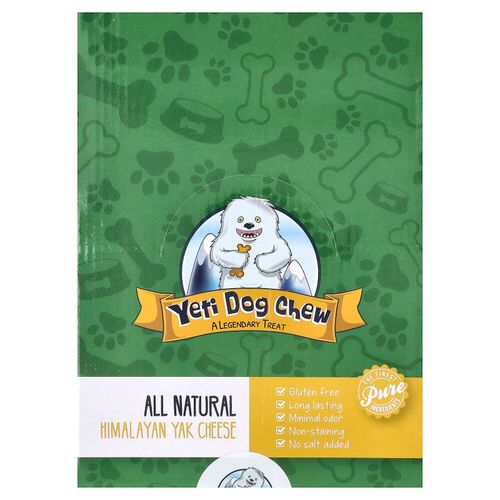 Yeti Dog Chew, гималайский сыр як, для собак, клубника, 3 фунта