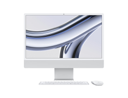 Apple iMac M3, 2023, MQRK3, 8GB, 512GB, 8-CPU, 10-GPU, Silver (Серебристый)