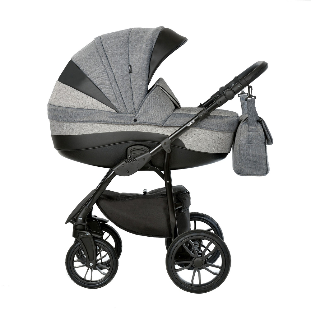 Коляска 3в1 INDIGO F in 07 (черный)