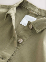 Куртка джинсовая с вышивкой для девочки Next E25-208, Хаки