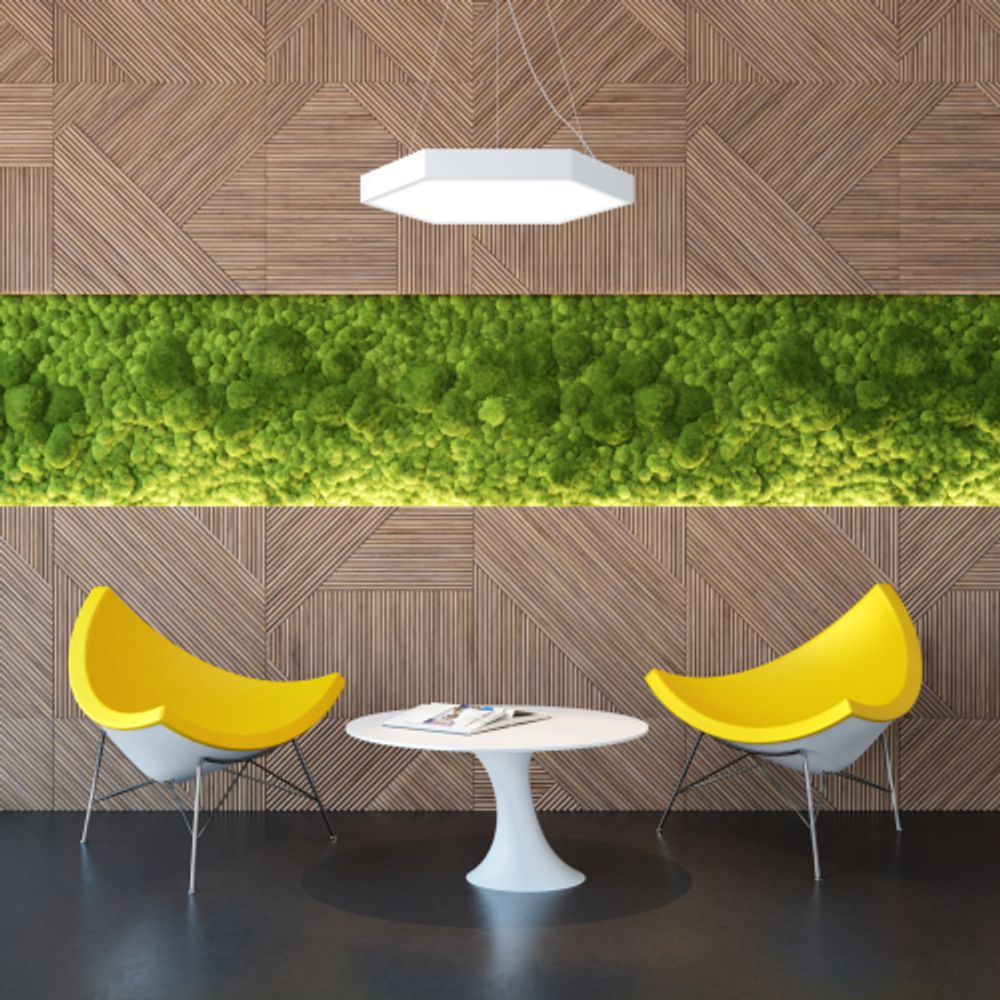 Светильник LED ЭРА Geometria SPO-124-W-40K-051 Hexagon 51Вт 4000К 4000Лм 800*800*80 белый подвесной драйвер внутри | Декоративные светильники Geometria