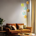 796169 Люстра CARAMELLO LED 6х6W 700LM КОФЕЙНЫЙ/МУЛЬТИКОЛОР 3000K