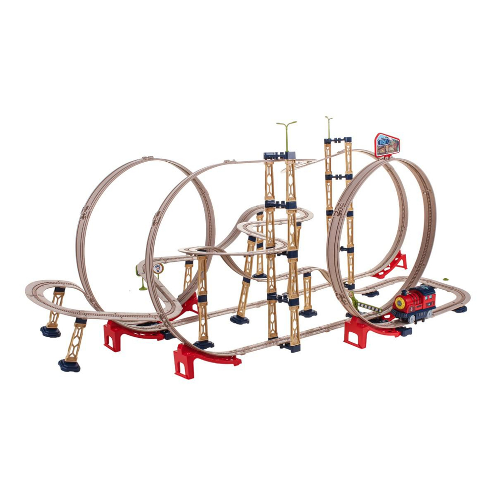 Железная дорога на бат., чемодан 89955