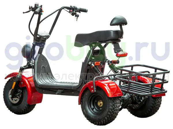 Электроскутер GT Trike X5 Off-Road - Красный фото фото №2