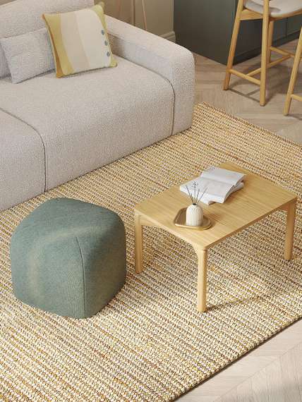 Столик кофейный saga, 50х70 см, ясень