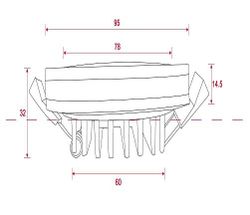 Встраиваемый светильник Maytoni Phanton DL303-L12B