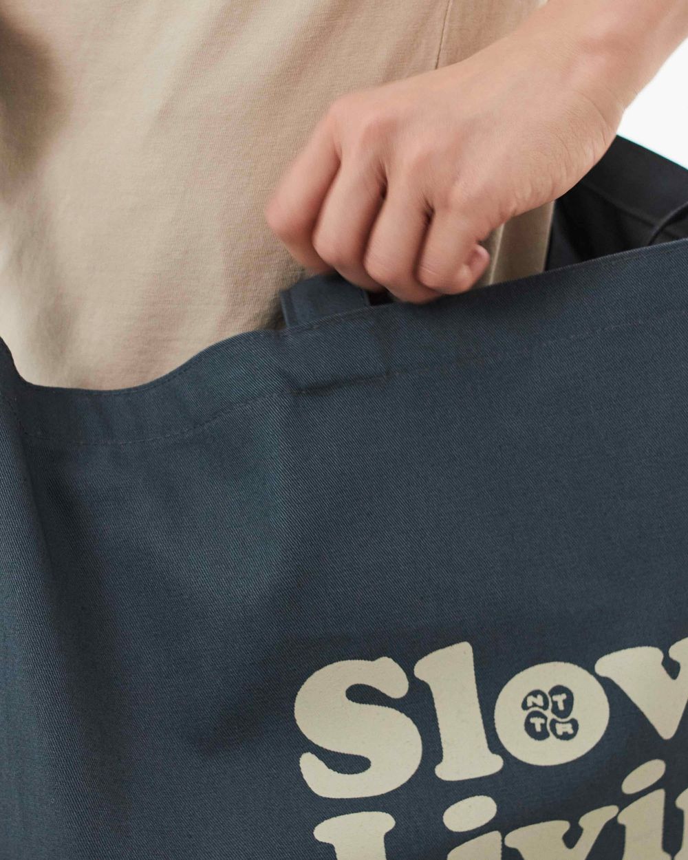 Шоппер NTTR BShopperbag Slow Living Lifеstyle серый