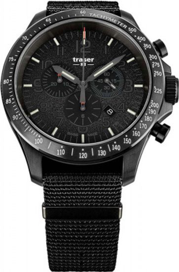 Швейцарские тактические часы Traser P67 Officer Chrono Black 109465