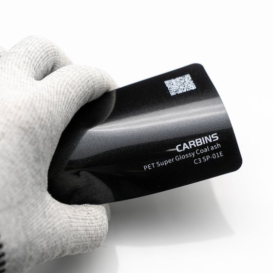 Веер образцов виниловой цветной пленки Carbins