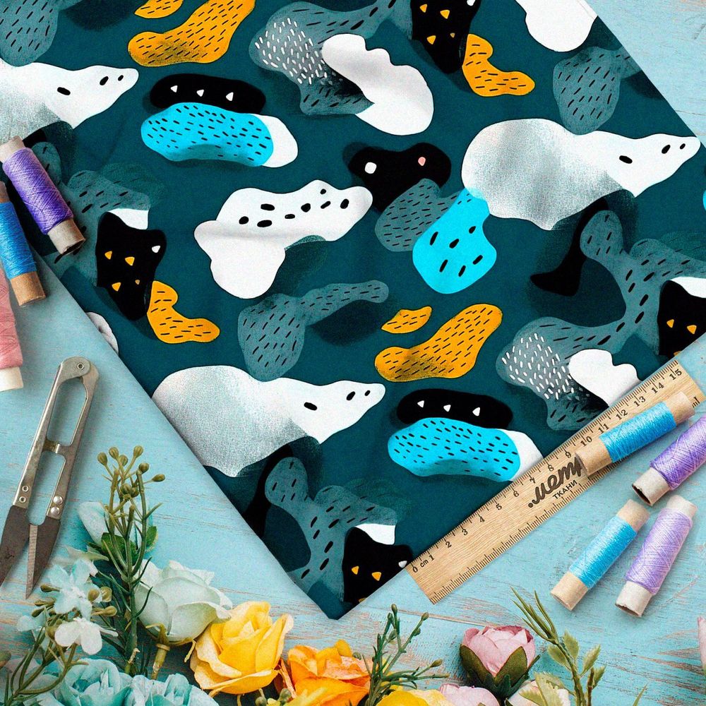 Ткань Ниагара Софт чарующие точки зрения