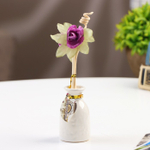 Набор подарочный с диффузором «Ваза с цветком», аромат фиалка, «Богатство Аромата»