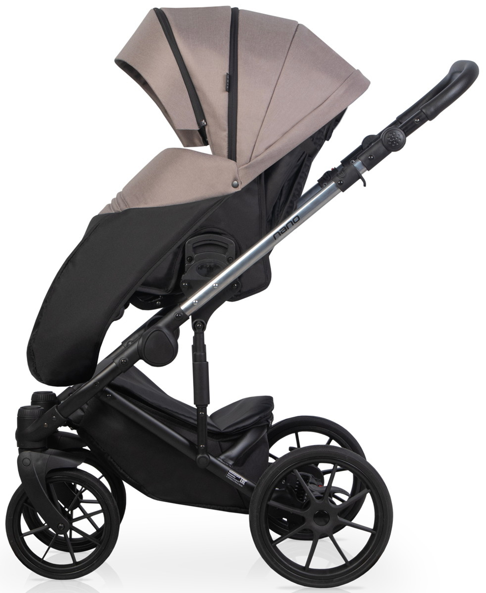 Детская коляска Riko Nano Thermo 2 в 1 11 Cappucino (бежевый)