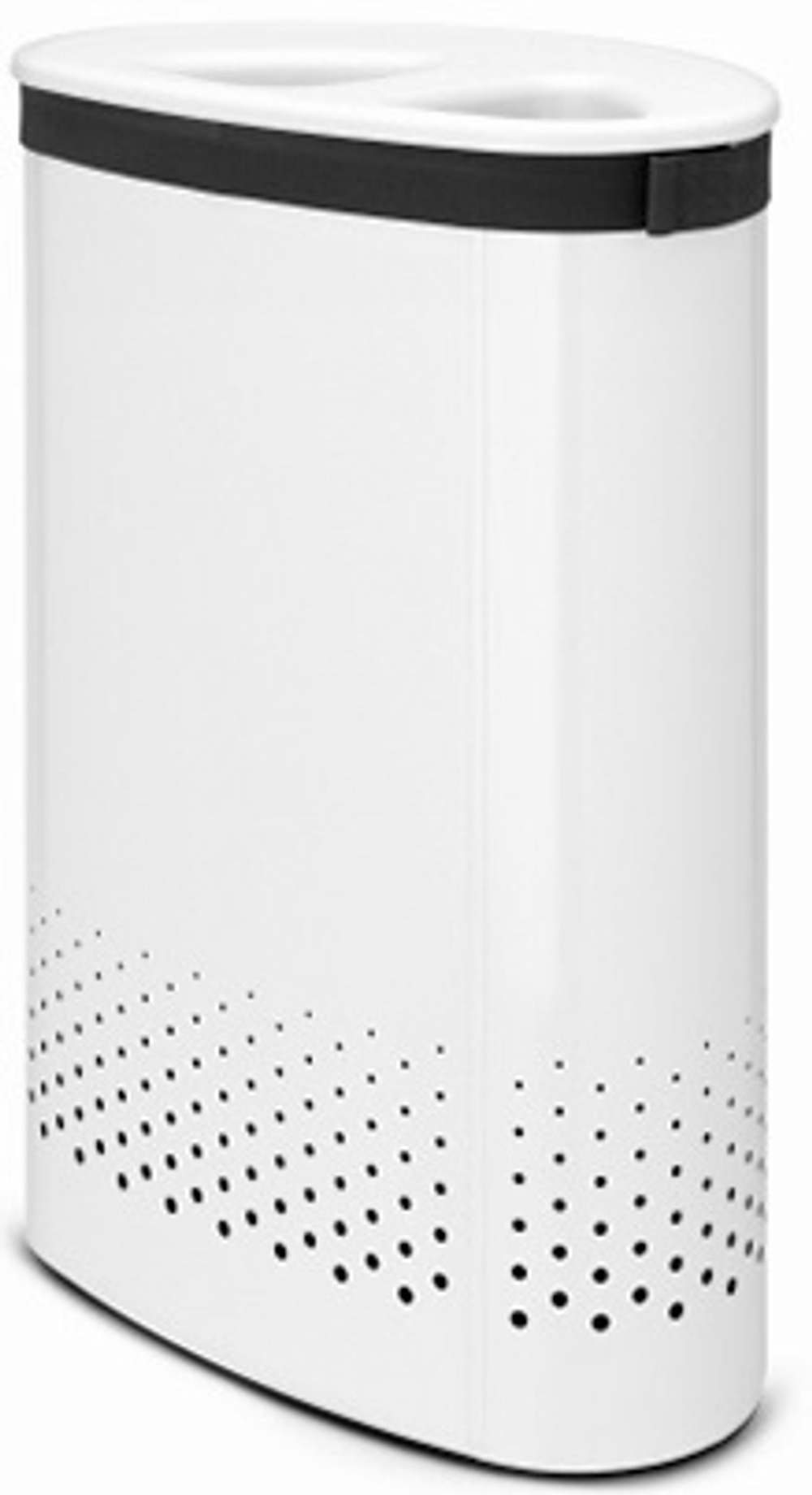 Бак Brabantia 55л белый вид под углом