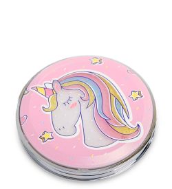 WW-134/6 Зеркало круглое «Радужный единорог»