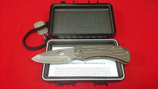 Складной нож скл. Medford Colonial T MF/Colonial T Tb-Bronze S35V c клинком из стали CPM-S35VN, рукоять титан