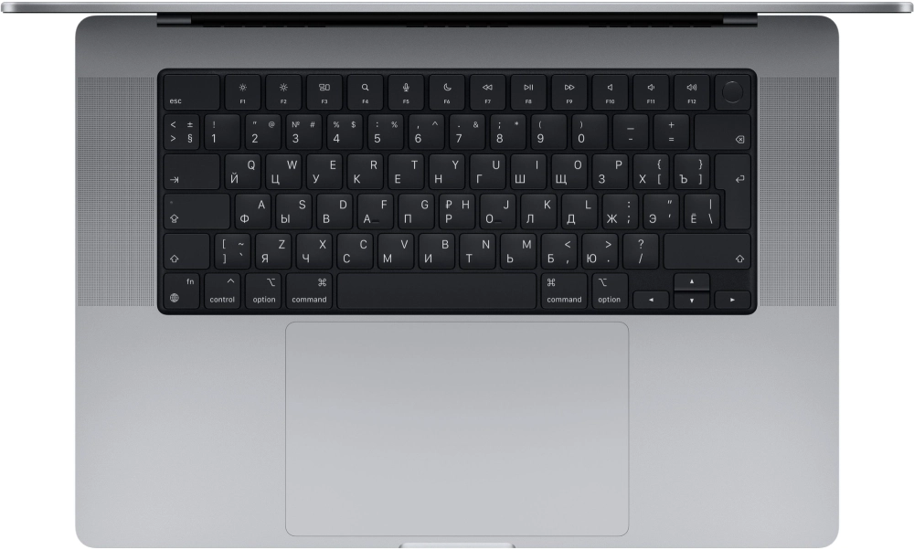 Ноутбук Apple MacBook Pro A2485 M1 Pro 10 core 16Gb SSD1Tb/16 core GPU 16.2" Liquid Retina XDR (3456x2234) macOS grey space WiFi BT Cam (MK193RU/A)