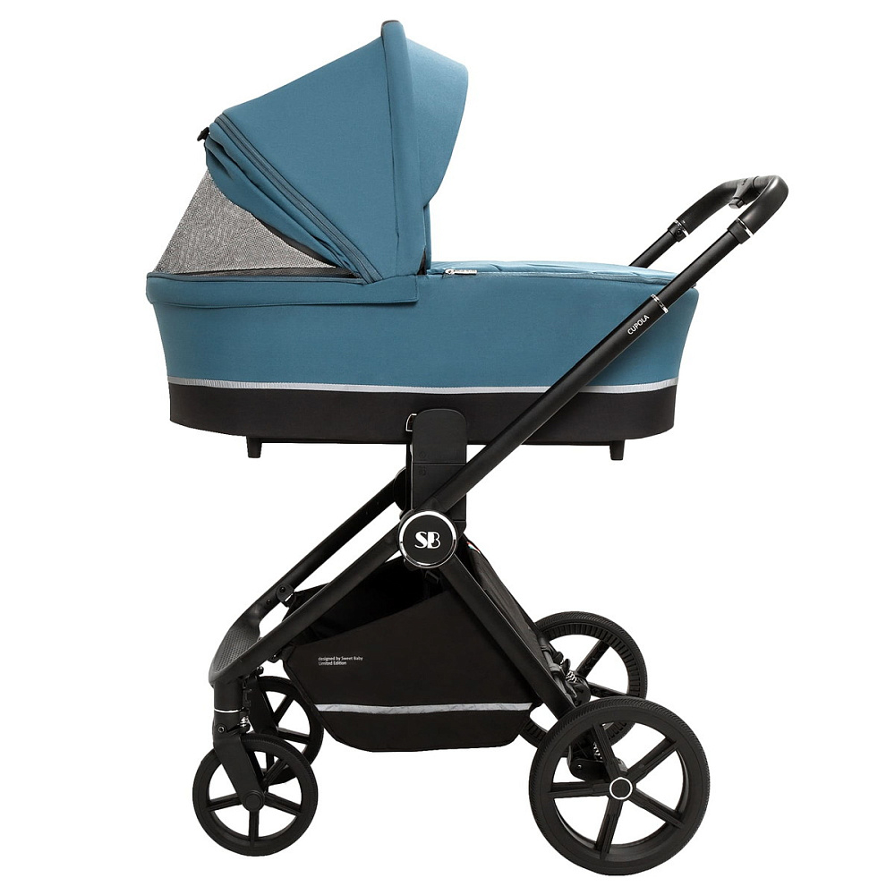 Коляска 3 в 1 Sweet Baby Cupola New + автокресло Premier Grey Ocean Green