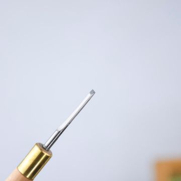 Набор мини-стамесок ПЕТРОГРАДЪ, прямая РК, 6 штук, от 0.7 до 3.0 мм, в боксе