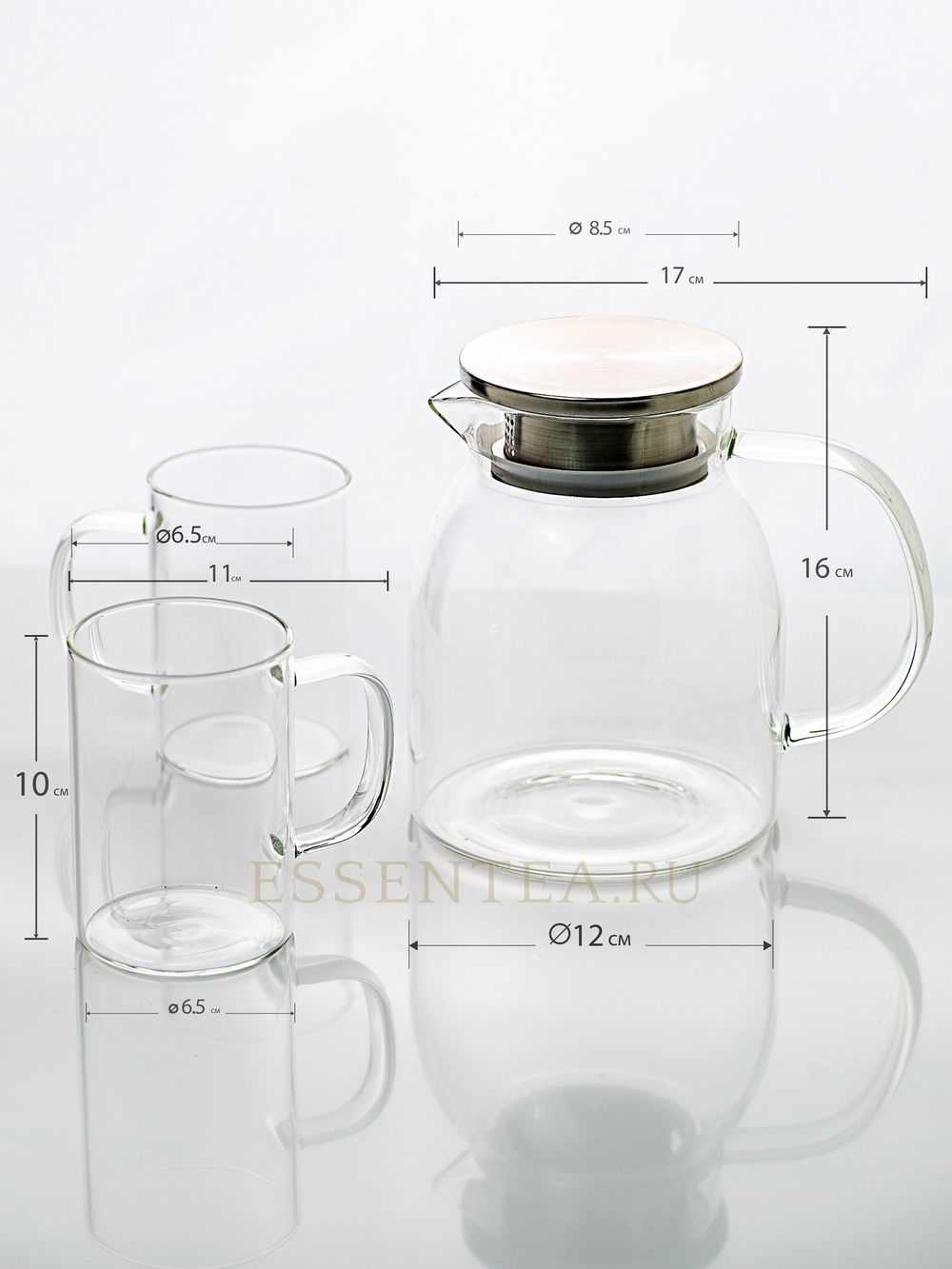 набор посуды размеры