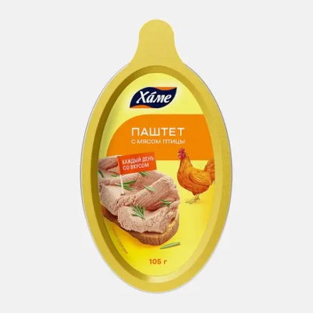 Паштет Хаме с мясом птицы 105г
