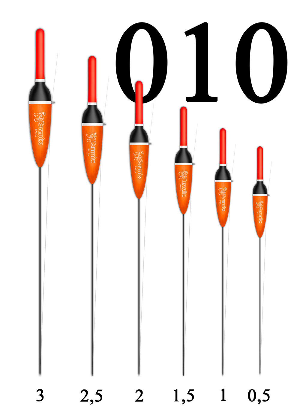 Поплавок бальсовый Wormix 010