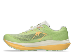 Кроссовки беговые женские Asics FujiSpeed 4 U Зеленo-оранжевые