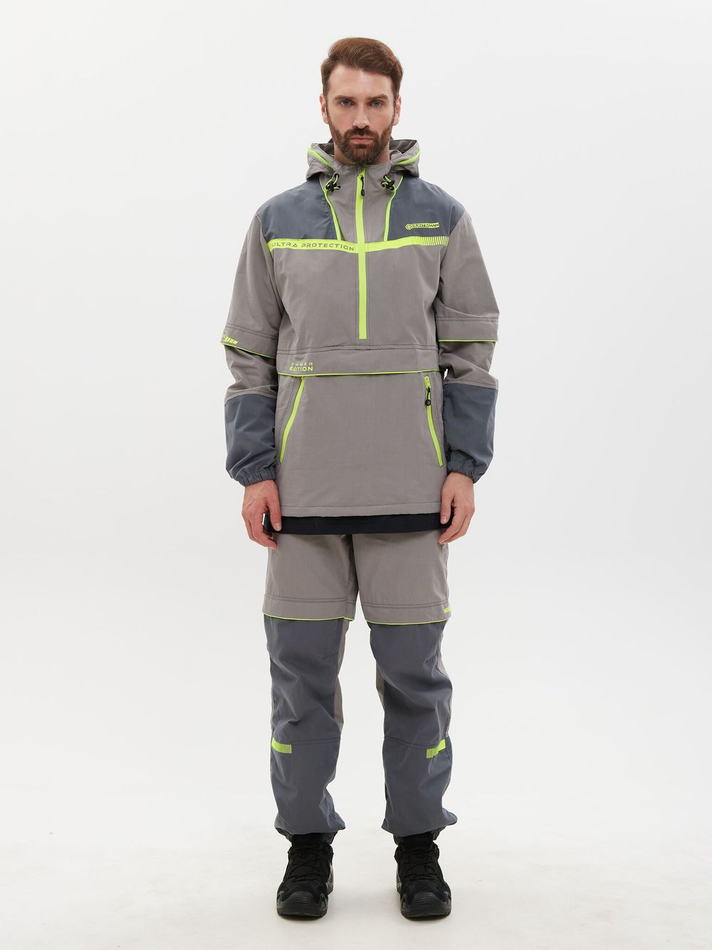 Костюм летний Антигнус-Премиум ткань Ravena Peach Wash цвет Серый