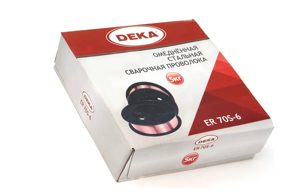 Пруток омедненный DEKA ER70S-6 2,4 мм 5 кг